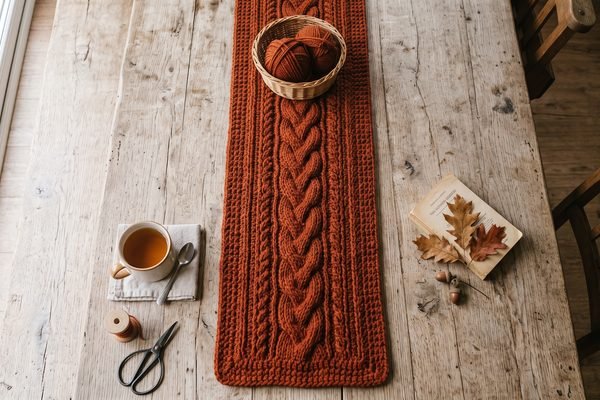 How to Crochet a Cozy Celtic Cable Pocket Shawl